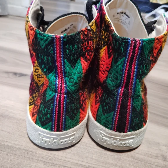 inkkas Aztec storm high top canvas sneakers unisex - Picture 4 of 6